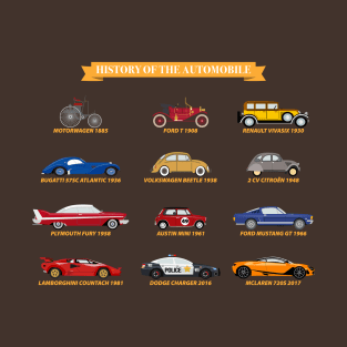 History of the automobile T-Shirt