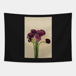 Purple Ranunculus Flowers Tapestry