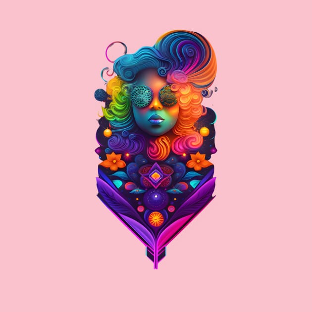 psychedelic woman by Talcomunca