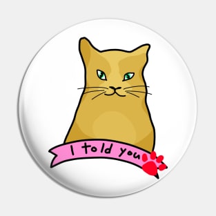 Sassy cat Pin