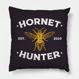 "Hornet Hunter" Vintage Hornet Design Pillow