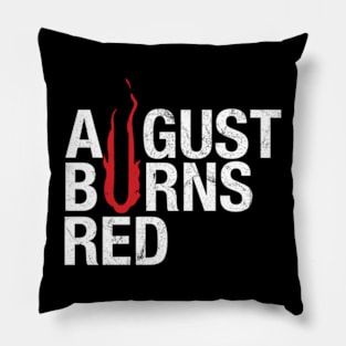 August Burns Red Grunge Pillow