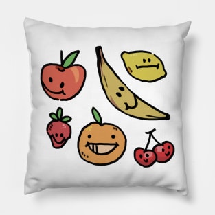 More Doodle Fruits Pillow