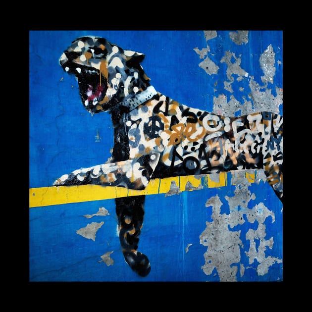 Banksy Bronx Zoo Leopard Graffiti by AxeandCo