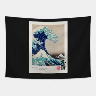 The Great Wave off Kanagawa Poster Tapestry