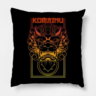 Komainu Line Art 1.1 Pillow