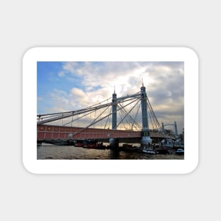 Albert Bridge River Thames London England UK Magnet