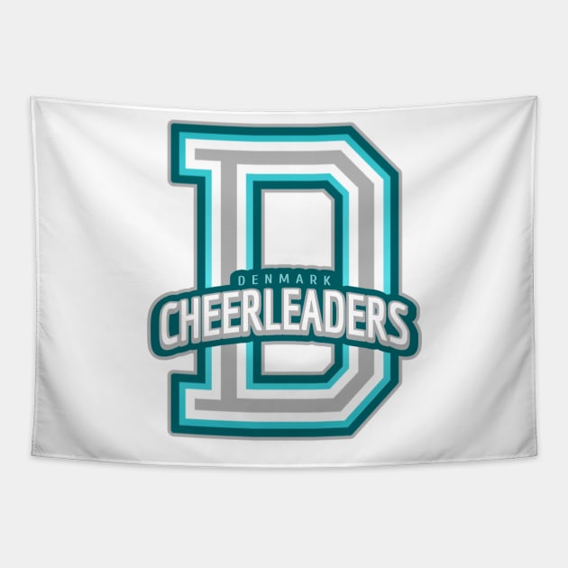 Denmark Cheerleader Tapestry by Tip Top Tee's