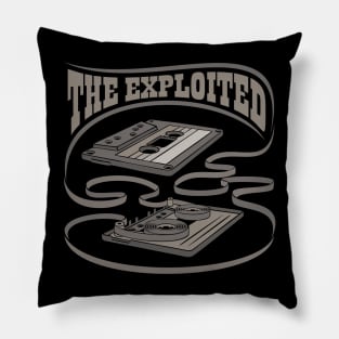 The Exploited Exposed Cassette Pillow