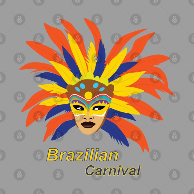 Typical mask of the carnival party by GiCapgraphics