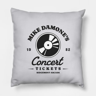 Mike Damone's Concert Tickets - Ridgemont Arcade 1982 Pillow