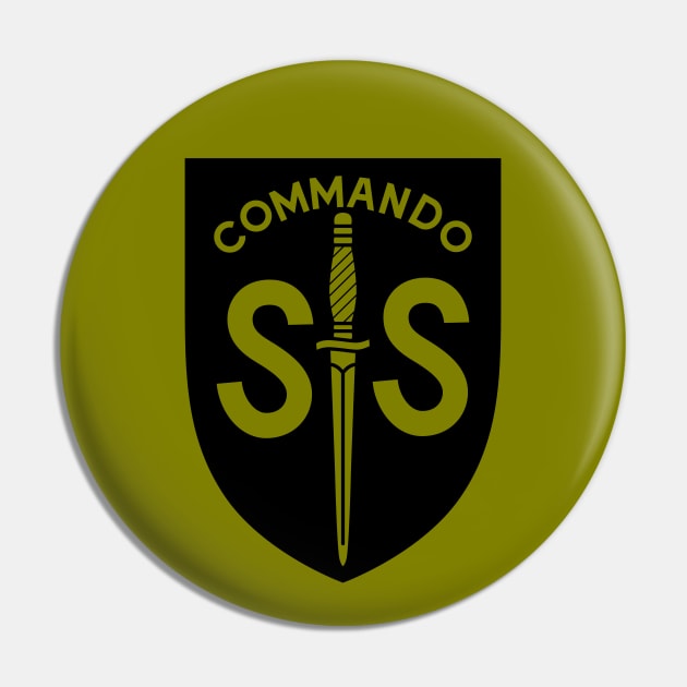 WW2 British Army No2 Commando SAS Badge Pin by GRIM GENT