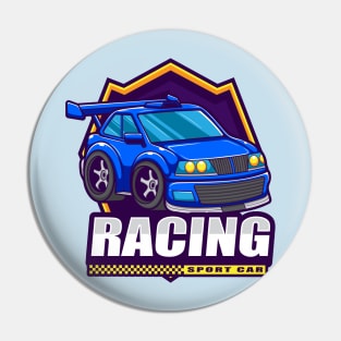 Mini Racing Sport Car Pin