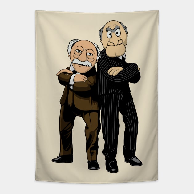 Statler and waldorf Muppets Tapestry by VIQRYMOODUTO