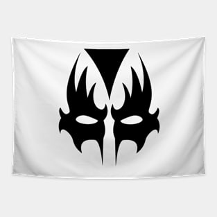 Demon Eyes Face Mask Tapestry