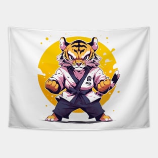 karate tiger Tapestry