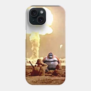 uh oh stinky meme monkey - le monke / war nuclear explosion Phone Case