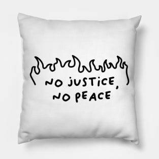 No Justice No Peace Pillow