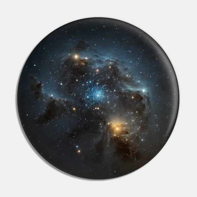 Space, stars, fantasy, pattern, si-fi, dark blue Pin by KK-Royal