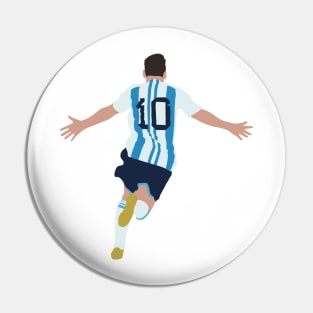 Lionel Messi minimalist illustration Pin