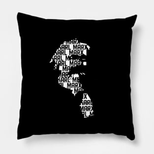 Karl Marx BnW Pillow