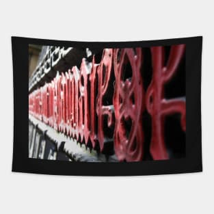 Black and Red Tapestry