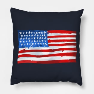 America Flag Pillow