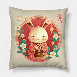 Rabbit - Year 2023 Chinese Zodiac Pillow