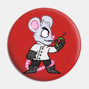 Evil Dr Catnip Pin