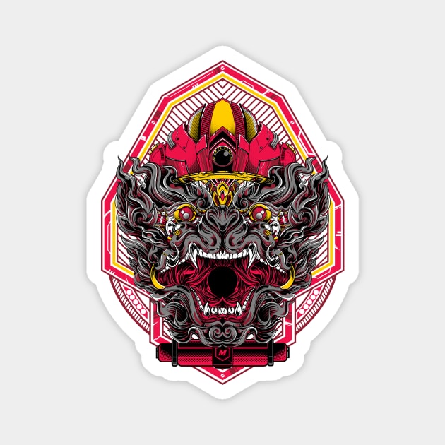 Mecha HM Culture Magnet by midthos