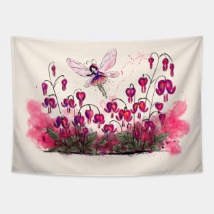 Bleeding Heart Fairy Tapestry