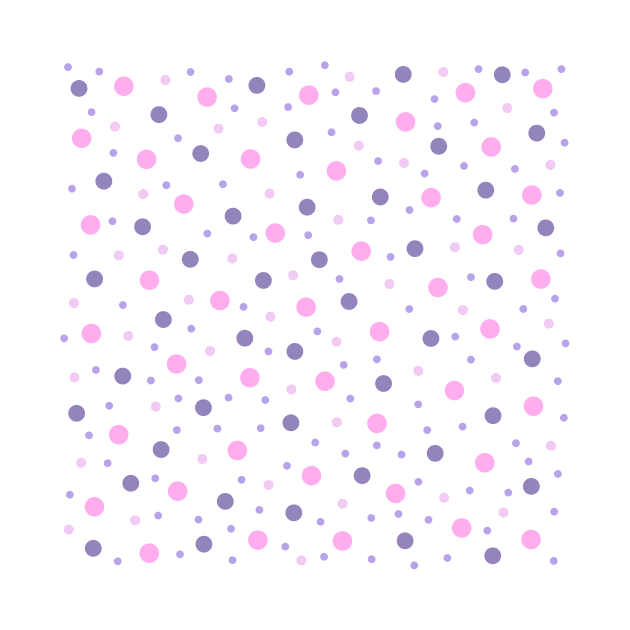 Pink and Purple Polka Dots by Whoopsidoodle