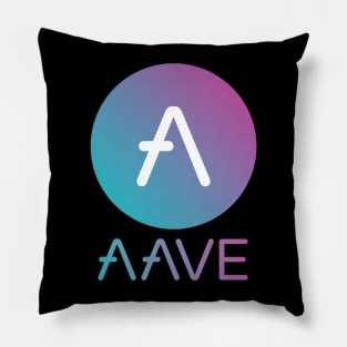 AAVE  Crypto Cryptocurrency Ghost  coin token Pillow