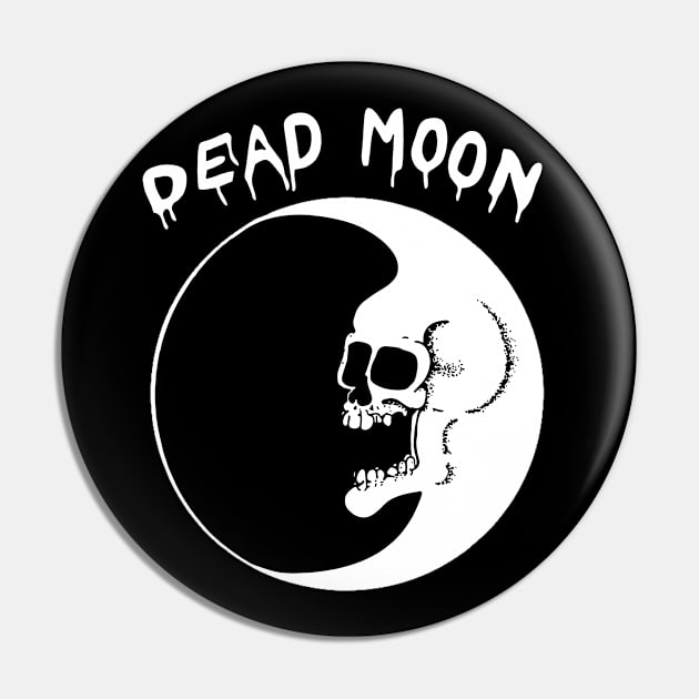 Dead Moon Pin by CosmicAngerDesign