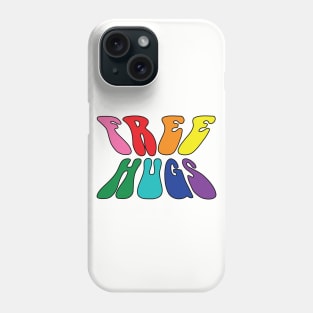 Free Rainbow Hugs Phone Case