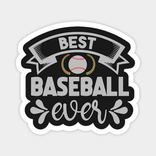 Vintage Cool Baseball Is The Best funny invention ever Magnet