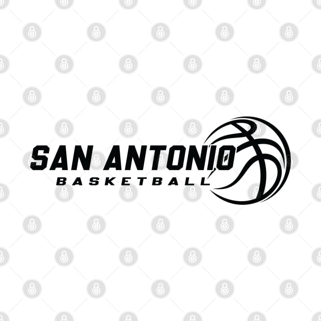 Retro San Antonio Basketball Team by Cemploex_Art