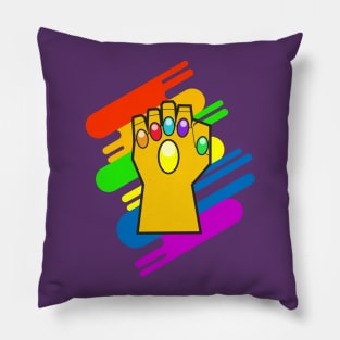 Minimalistic Infinity Gauntlet Pillow