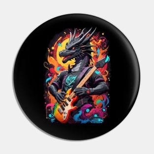 Black dragon Pin