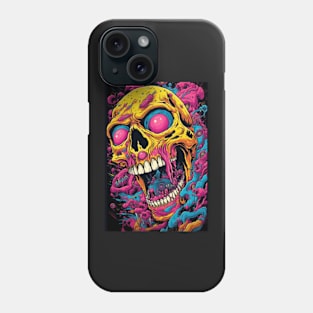 Colorful fresh skull Phone Case