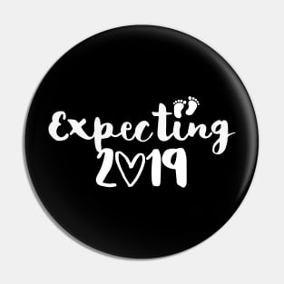 Expecting 2019 Footprints Pin