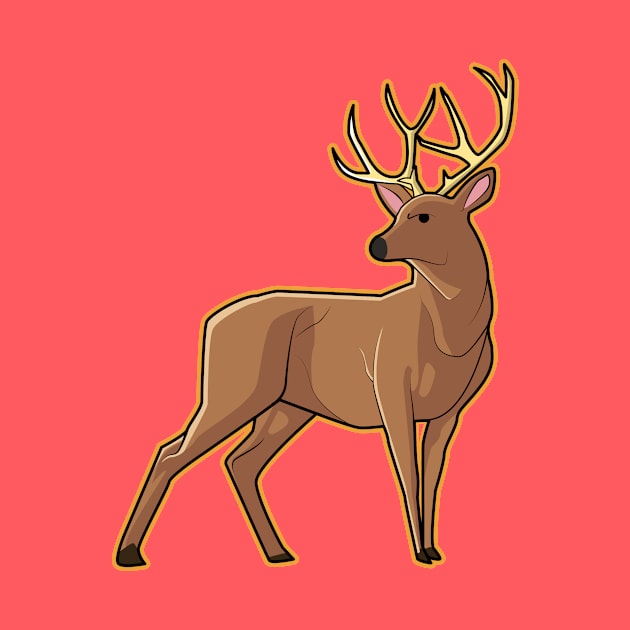 Deer by Comically Pedantic