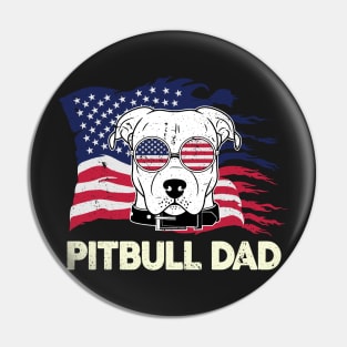 Best Pitbull Dad Ever Father's Day Gift Pin