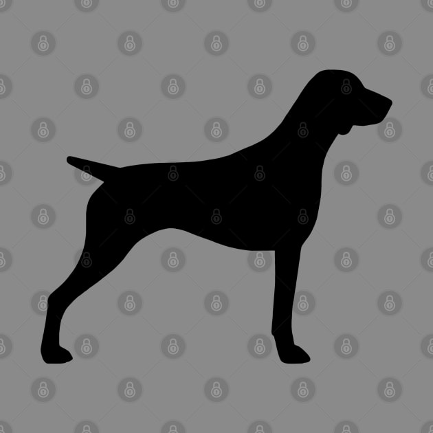 German Shorthaired Pointer Silhouette by Coffee Squirrel