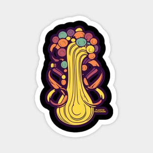 Plastic Macaroni Boho Trippy Hippy Pasta Passion Magnet