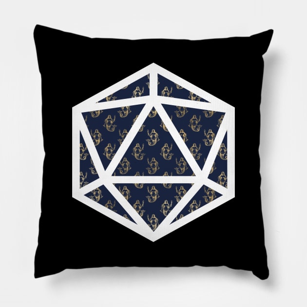 D20 Decal Badge - Love of the Sea Pillow by aaallsmiles