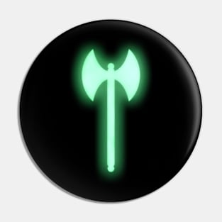 Spiritual Weapon (Green Greataxe) Pin