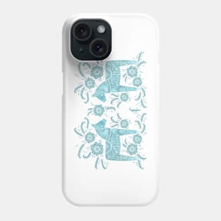 Swedish Dala Horses Phone Case