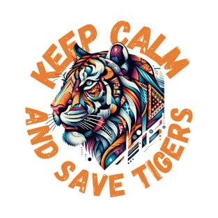 Keep calm and save tigers T-Shirt