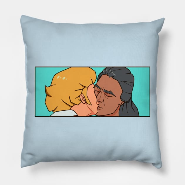 Kiss Pillow by ImSomethingElse